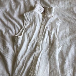 Button up short sleeve blouse